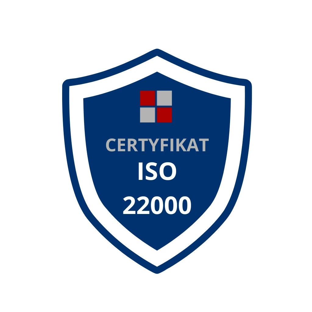 Certyfikat ISO 22000 Certyfikat ISO 22000