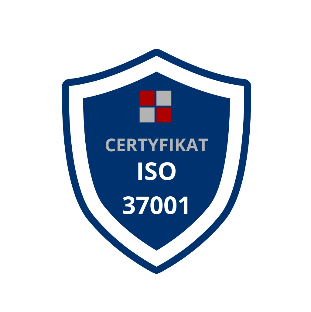 Certyfikat ISO 37001 Certyfikat ISO 37001