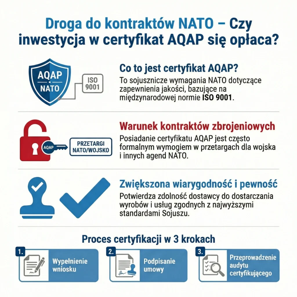 Czy certyfikat AQAP się opłaca? Czy certyfikat AQAP się opłaca?