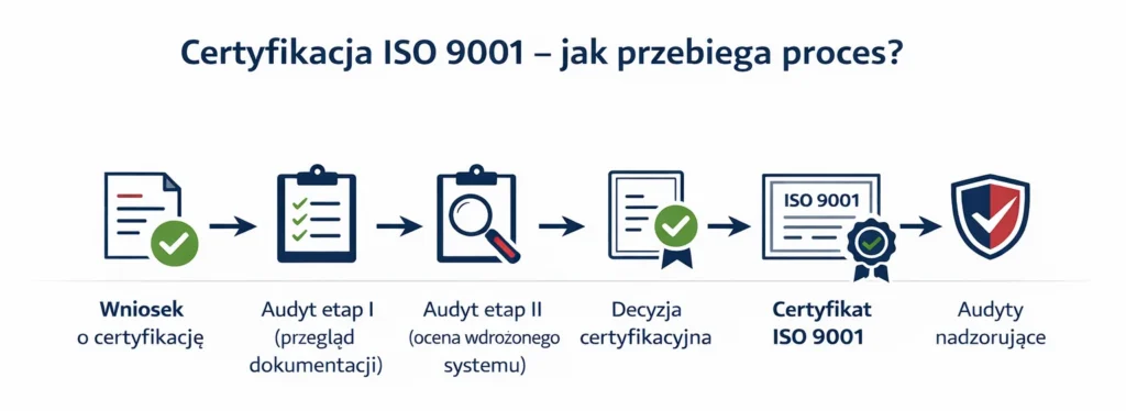 Certyfikacja ISO 9001 - proces certyfikacji